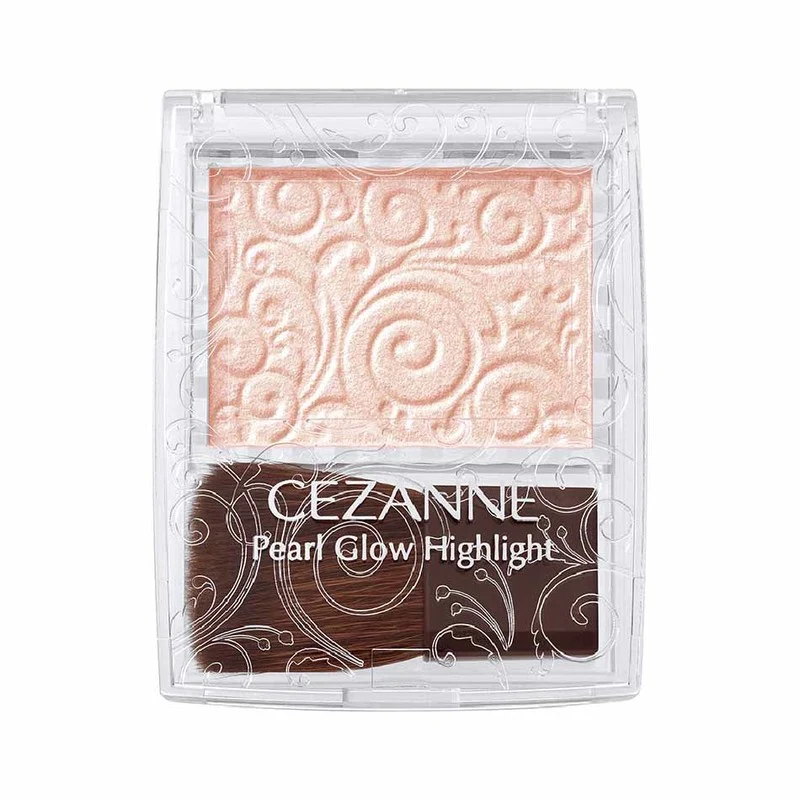 [Self-operated] Japanese CEZANNE Pearl Highlighting Powder #02 Champagne Gold Sparkling Long-lasting Mousse Texture Doesn’t Show Pores, Repairs Three-dimensional Brightening