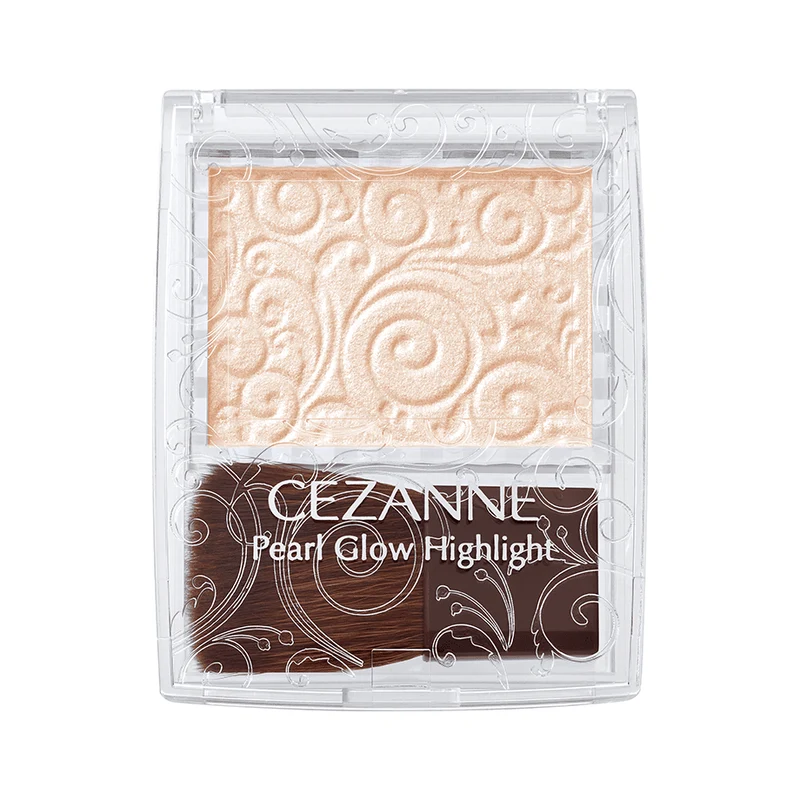 [Self-operated] Japanese CEZANNE Pearl Highlighting Powder #01 Champagne Beige Sparkling Lasting Mousse Texture Does Not Show Pores, Repairs and Three-dimensional Brightening