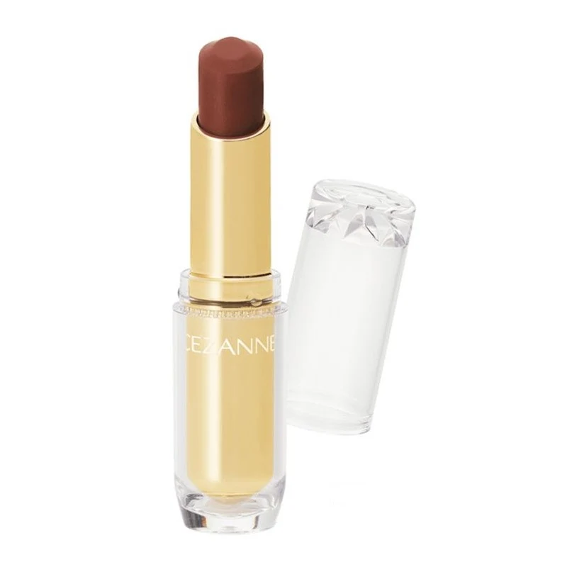 [Self-operated] Japanese CEZANNE Highly Moisturizing Glossy Lipstick 101 Transparent Brown Long-lasting Waterproof and Non-Fading