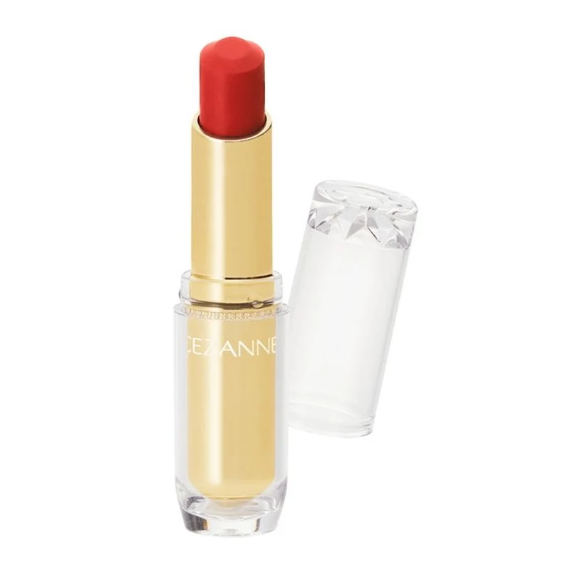 [Self-operated] Japanese CEZANNE Highly Moisturizing Glossy Lipstick 501 Coral Orange Long-lasting Waterproof and Non-Fading