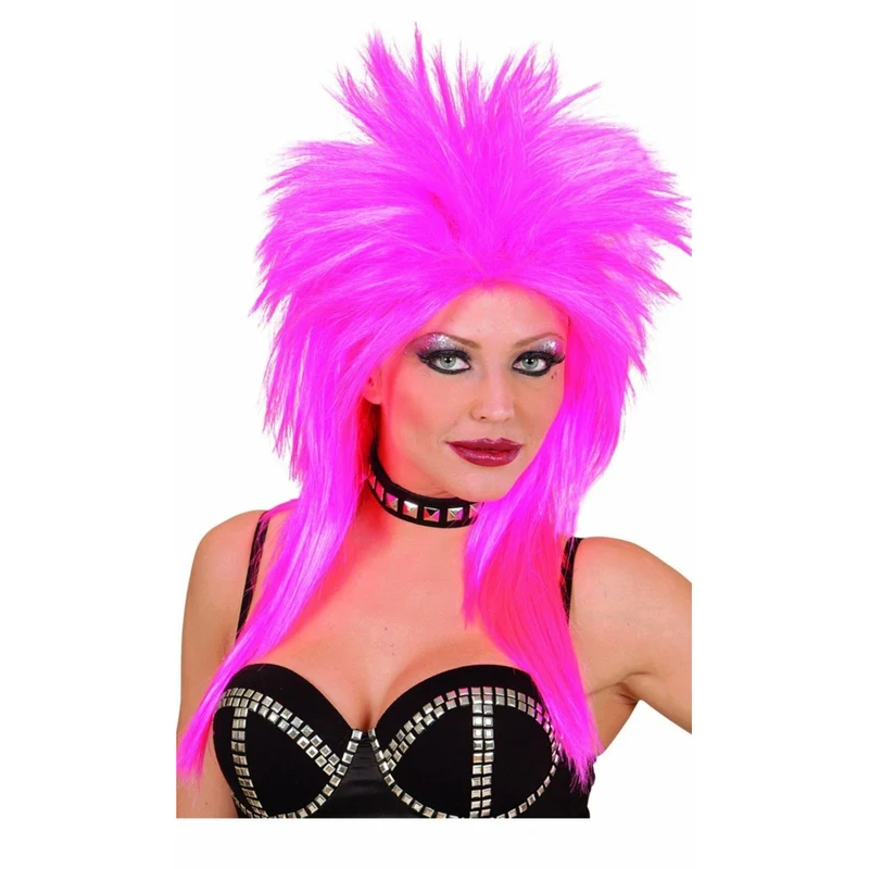 Rockstar Perücke fuchsia