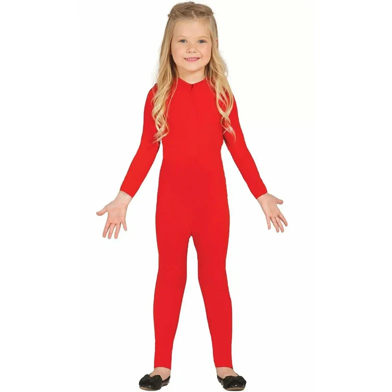 Ganzkörper Body Basic rot für Kinder