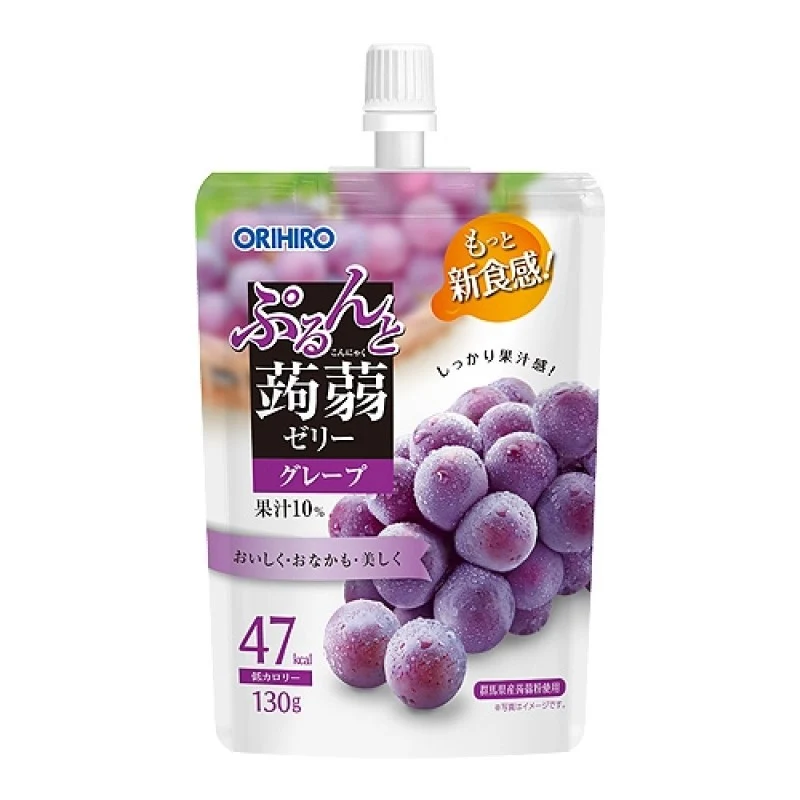 [Self-operated] Japan ORIHIRO Low Calorie Konjac Jelly 130g Grape Flavor
