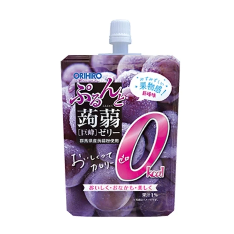 [Self-operated] Japan ORIHIRO 0 Calorie Konjac Jelly 130g Kyoho Grape Flavor