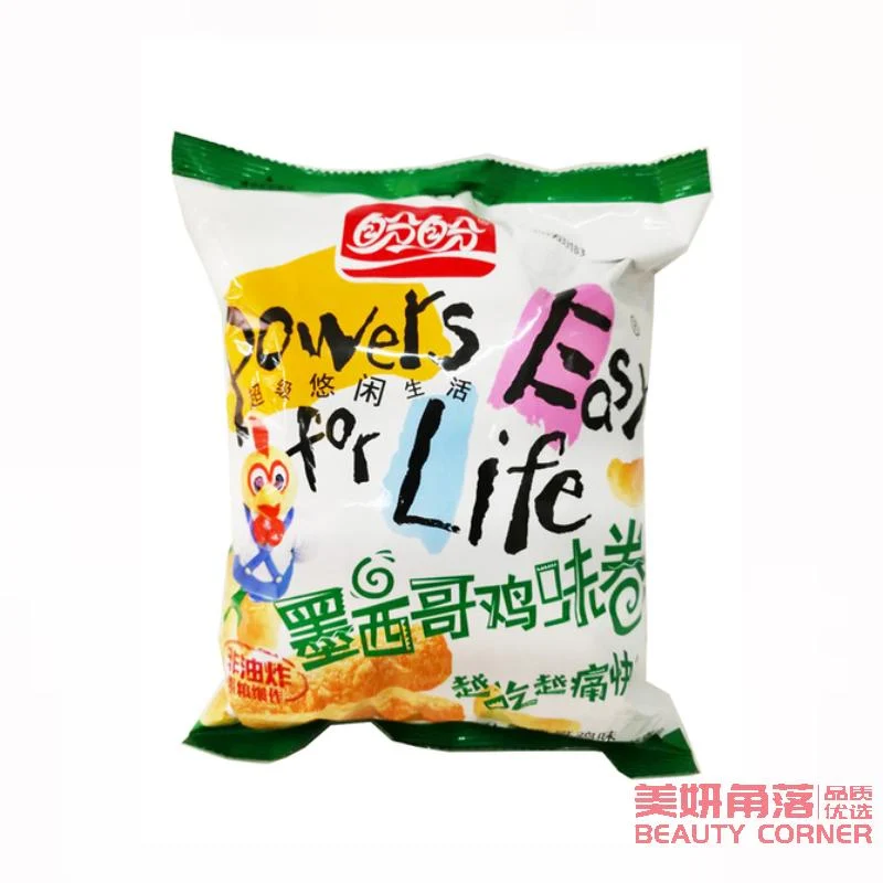 [Self-operated] Chinese PANPAN Mexican Chicken Rolls Mexican Chicken Nuggets 105g Non-fried puffed food