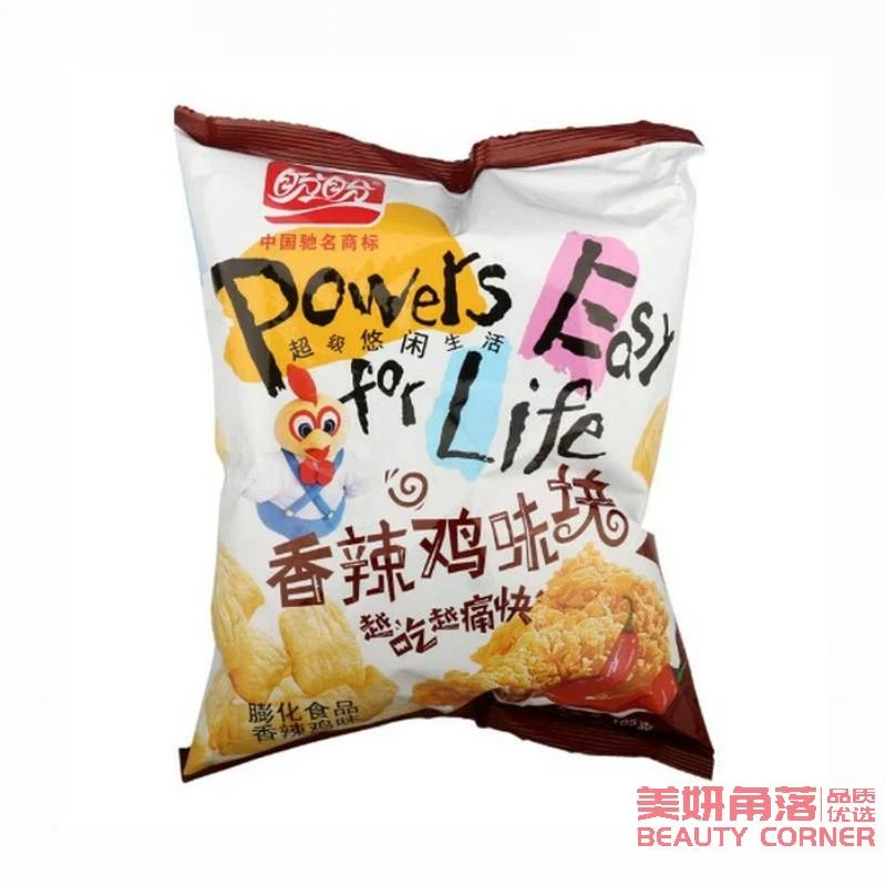[Self-operated] China PANPAN Spicy Chicken Nuggets Spicy Chicken Nuggets 105g Non-fried puffed food