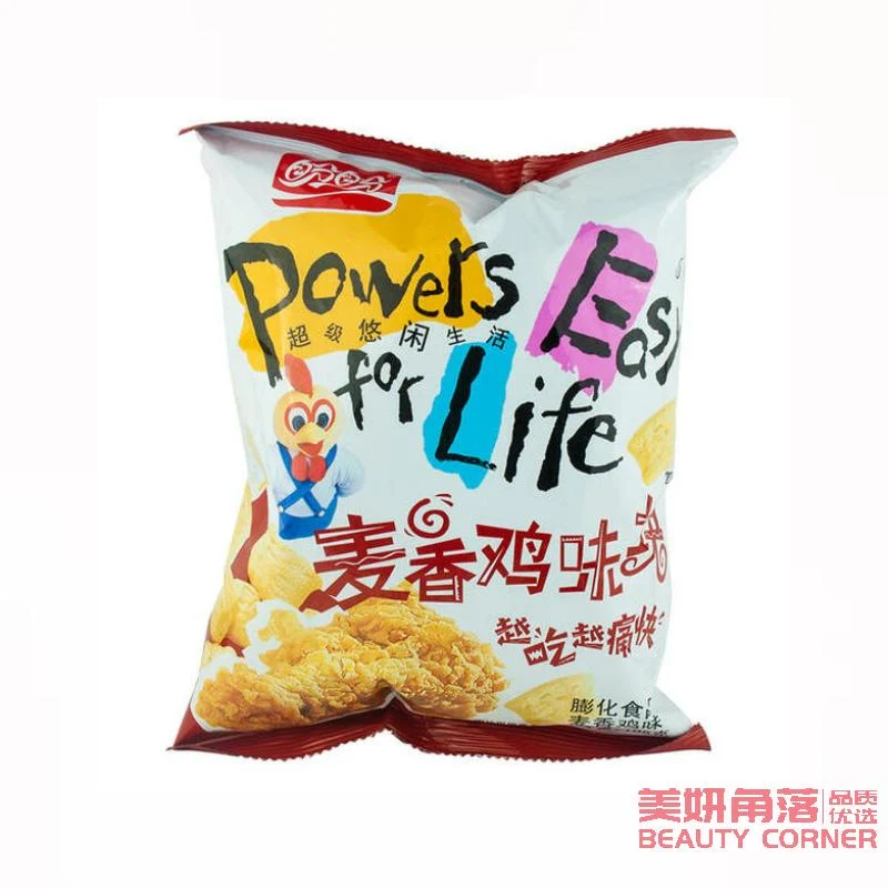 [Self-operated] China PANPAN McChicken Flavor Chicken Nuggets 105g non-fried puffed food