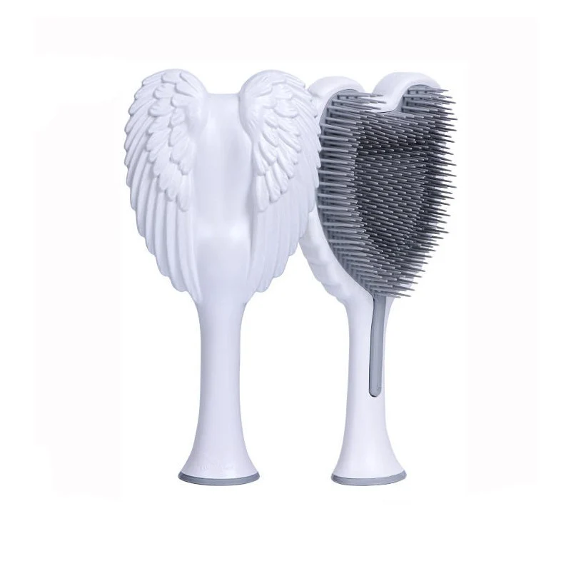 [Self-operated] British TANGLE ANGEL Angel Massage Hair Comb, Angel Comb, Medium Size, 1 Pack, Matte White, Beauty, Smoothing, Anti-hair Loss, Anti-static