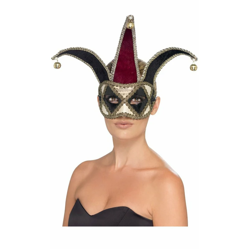 Venezianische Maske Harlekin Gotik