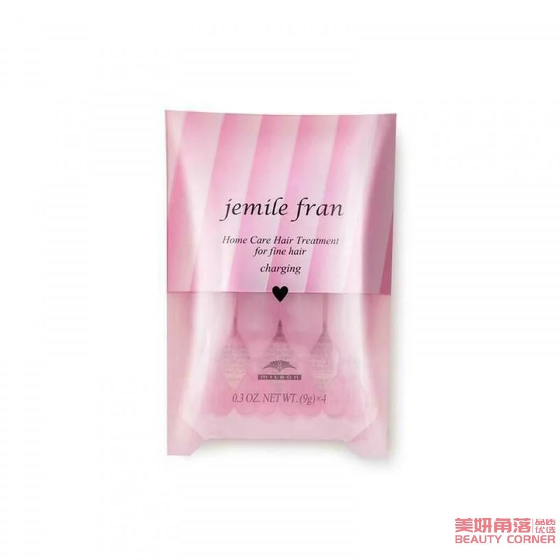 [Self-operated] Japanese Milbon Deesse Care Hair Mask, Hair Care Mask, Damage Repair, Ex-boyfriend Pink, Love Shape, 9g*4 Count, Thin and Damaged Hair