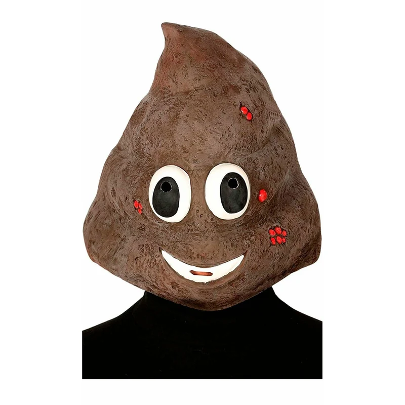 Kake Emoticon Maske aus Latex