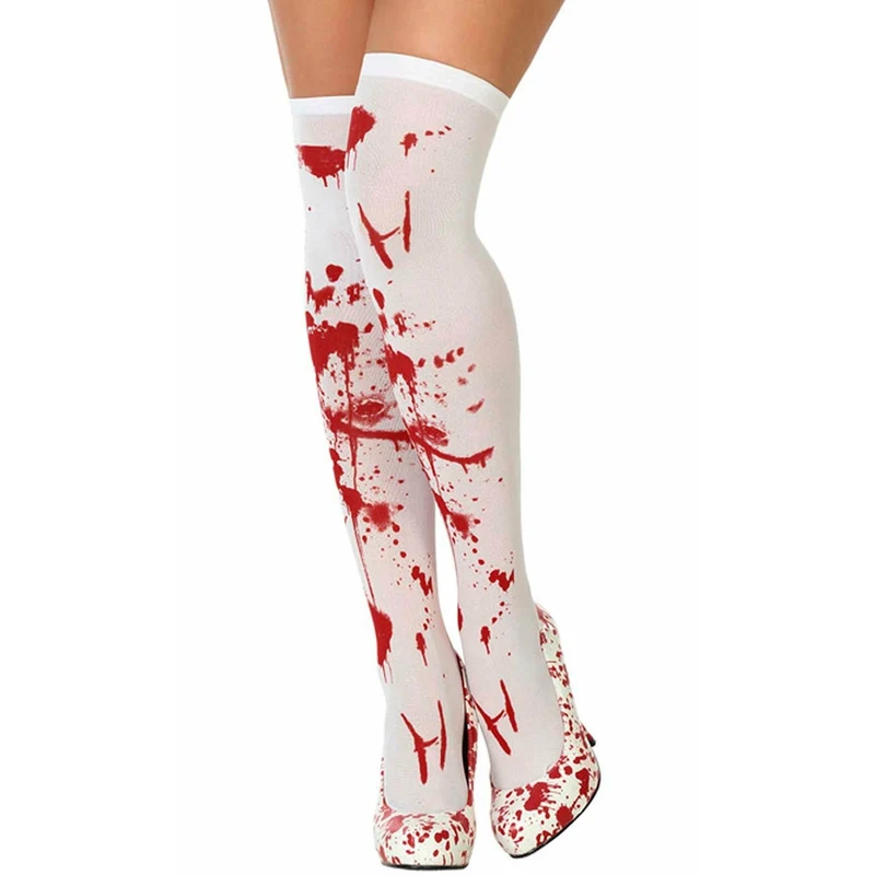 Blutige Overknees