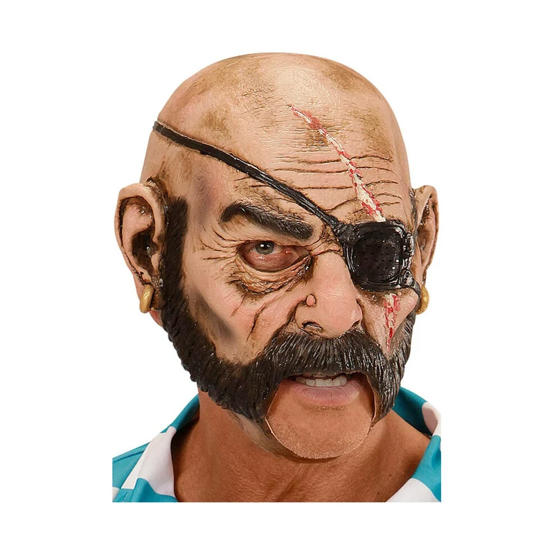 Pirat Maske aus Latex für Kinder