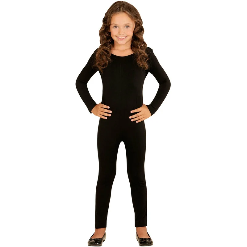 Ganzkörper Strumpfhose schwarz für Kinder