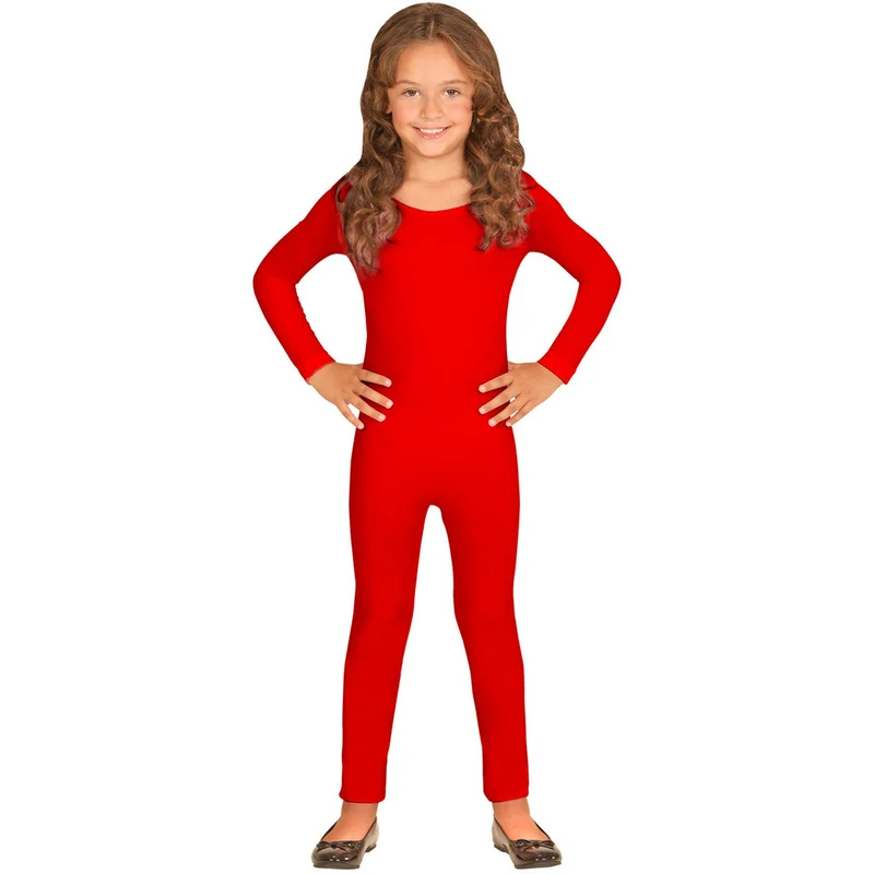 Ganzkörper Strumpfhose rot für Kinder