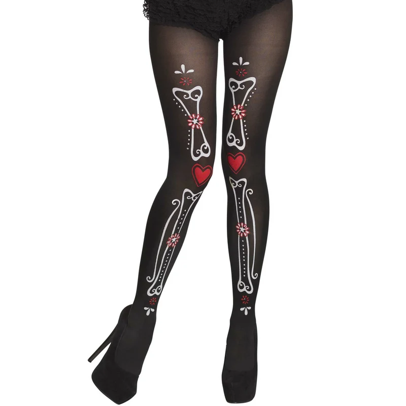 Strumpfhose Skelett