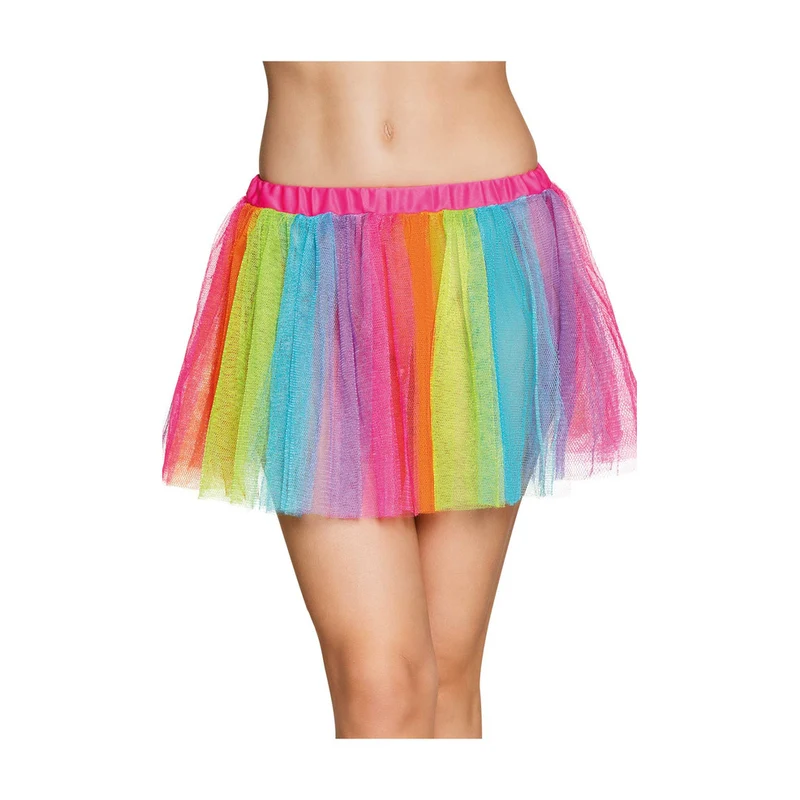 Tutu Tüll Regenbogen