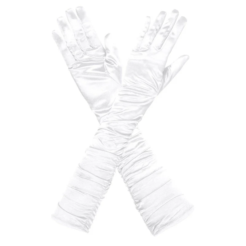 Elegante Damenhandschuhe weiss