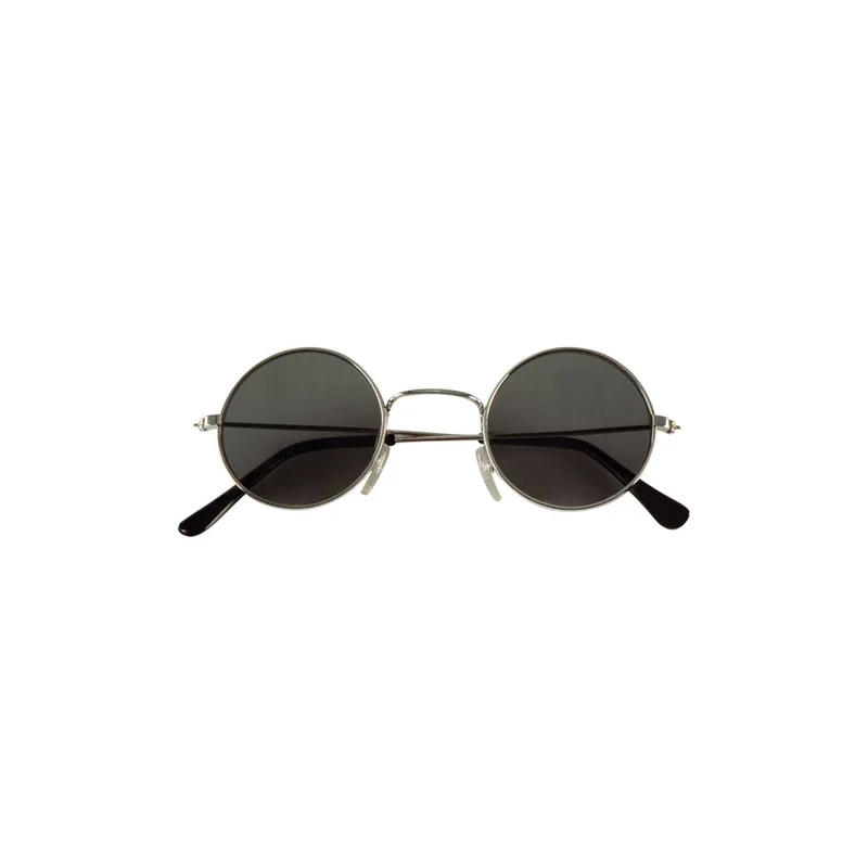 Runde Brille Schwarz