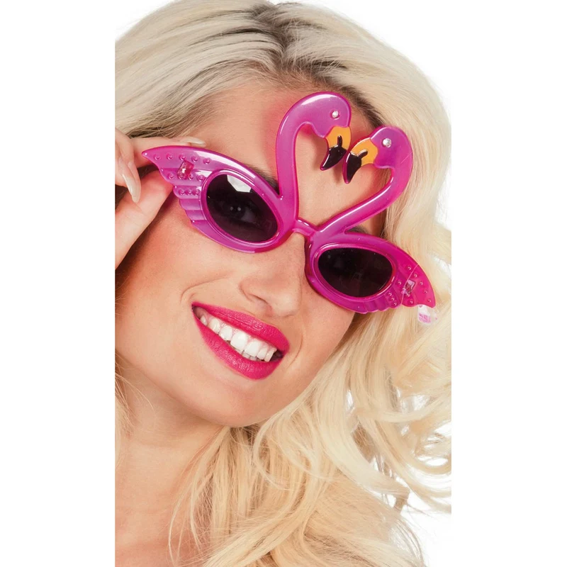 Flamingo Brille Rosa
