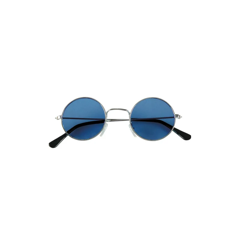 Runde Brille Blau