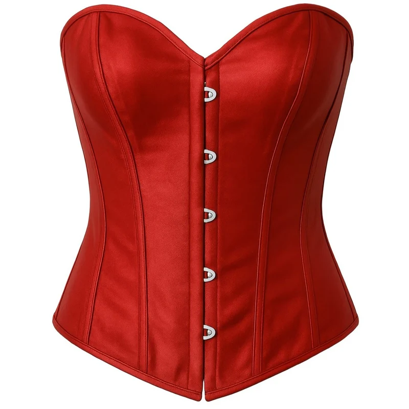 Rotes Herz-Korsett