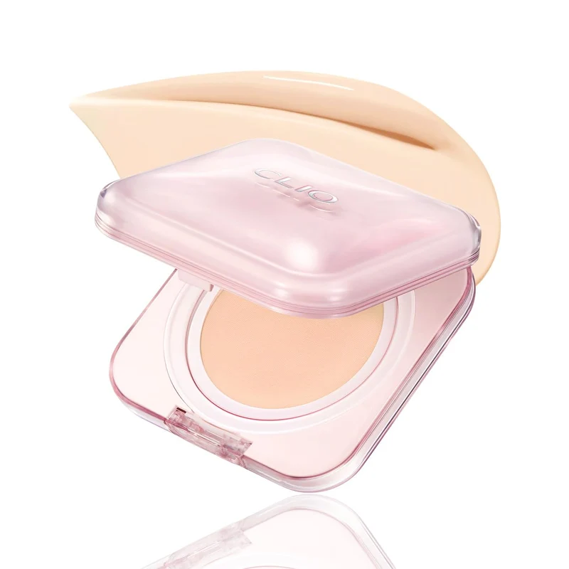 [Self-operated] Korean CLUB CLIO Pink Milk Jelly Cushion #19N Brightening Skin Tone 15g Crystal Clear Concealing Cushion Essence Foundation Cream Concealing Long-lasting Makeup