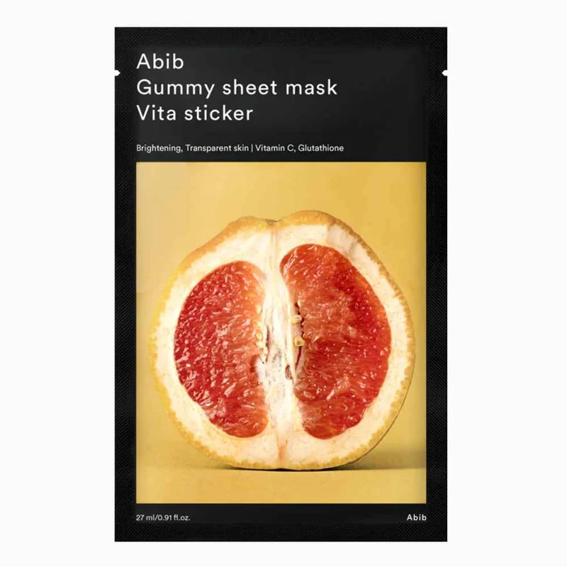 [Self-operated] Abib Korean Upgraded Gum Vita Mask (1 sheet) for Whitening and Brightening