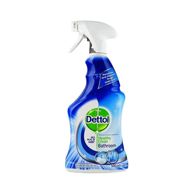[Self-operated] DETTOL Bathroom Cleaning and Disinfecting Spray 500ml (UK) for Disinfecting, Cleaning, and Sterilizing Tile Bathroom Toilets and Households