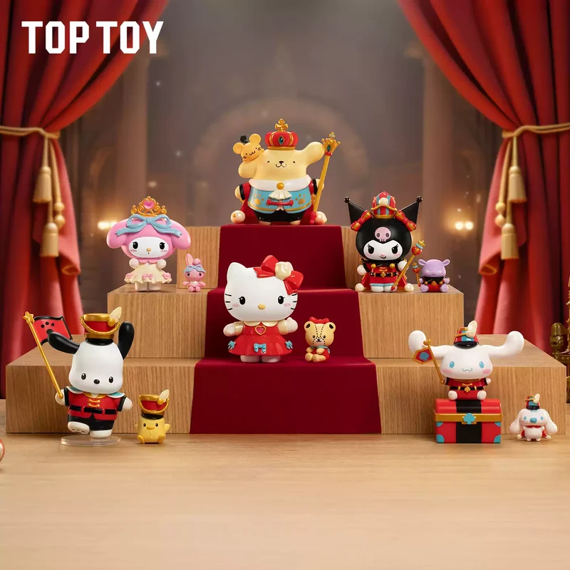 [Self-operated] China TOP TOY Sanrio Nutcracker Series Blind Box (1 box, random shipping) - collectible figures, trendy toys, peripherals, figurines, birthday gifts