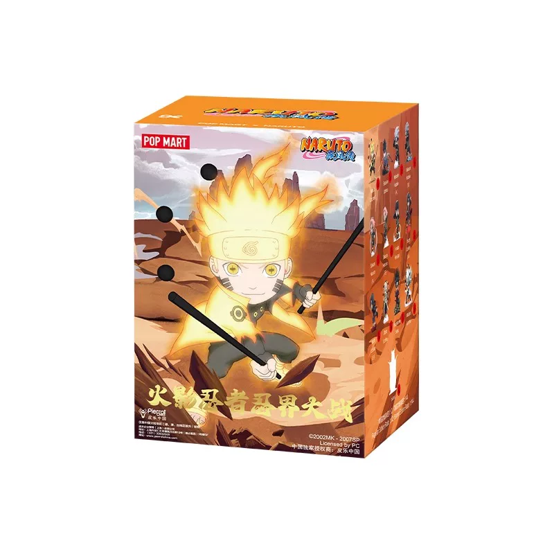 [Self-operated] China POP MART Naruto Ninja World War Series Collectible Figures Blind Box (1 box, random shipping) - Collectible Figures, Ornaments, Birthday Gifts