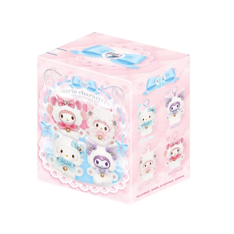 [Self-operated] MOETCH China's Cute Sanrio Shiny Meow Meow Series Vinyl Plush Blind Box (1 box, random shipping) - Cute Dolls, Figurines, Ornaments, Birthday Gifts, Collectible Blind Boxes