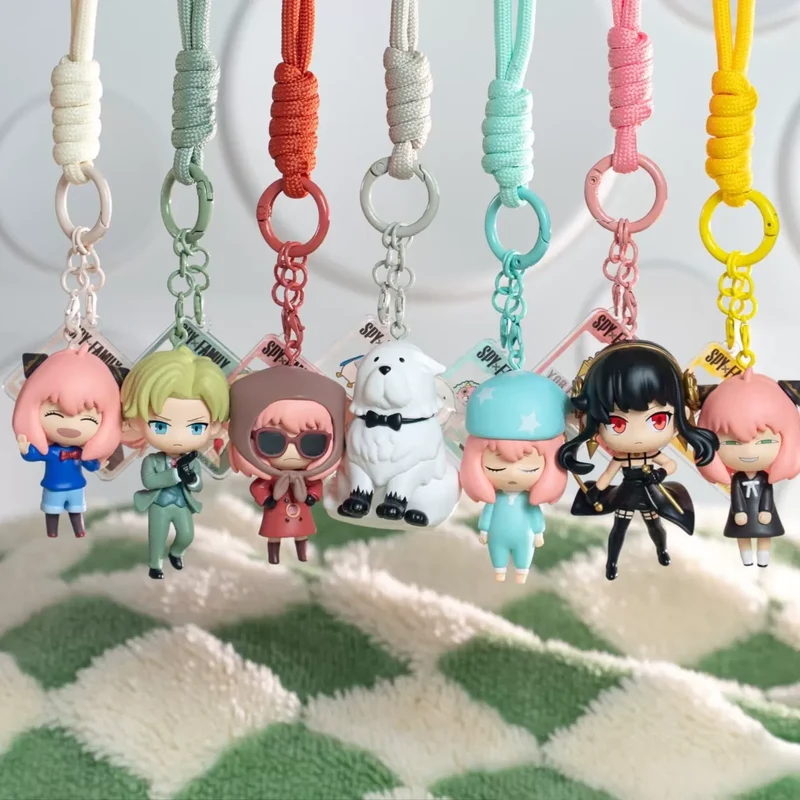 [Self-operated] Japan BANDAI Spy Playhouse Anya Keychain Blind Box with 1 Gum (randomly shipped) Cute Ornament Doll Gift Blind Box Birthday Gift