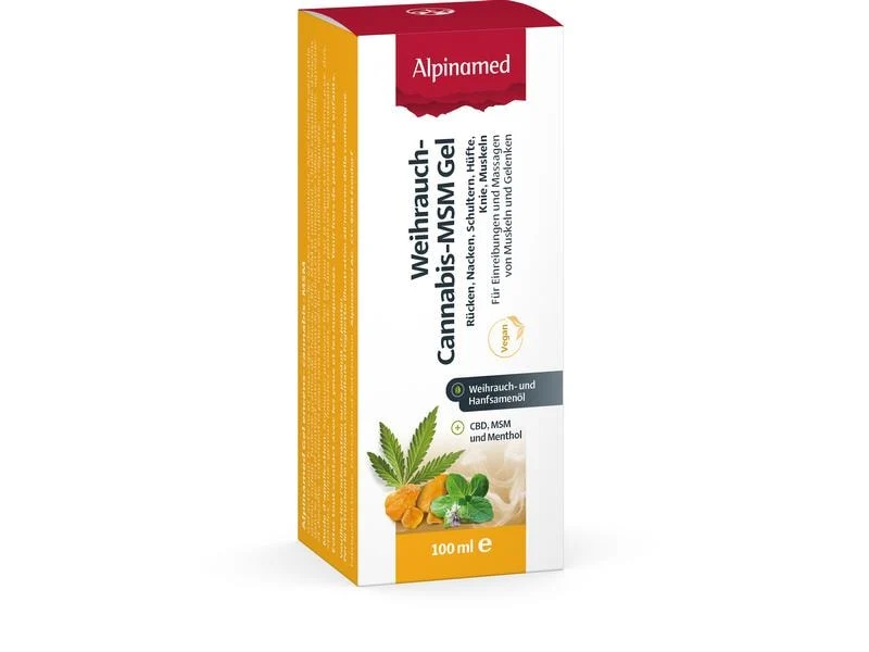 Alpinamed Weihrauch Cannabis MSM Gel, 100ml