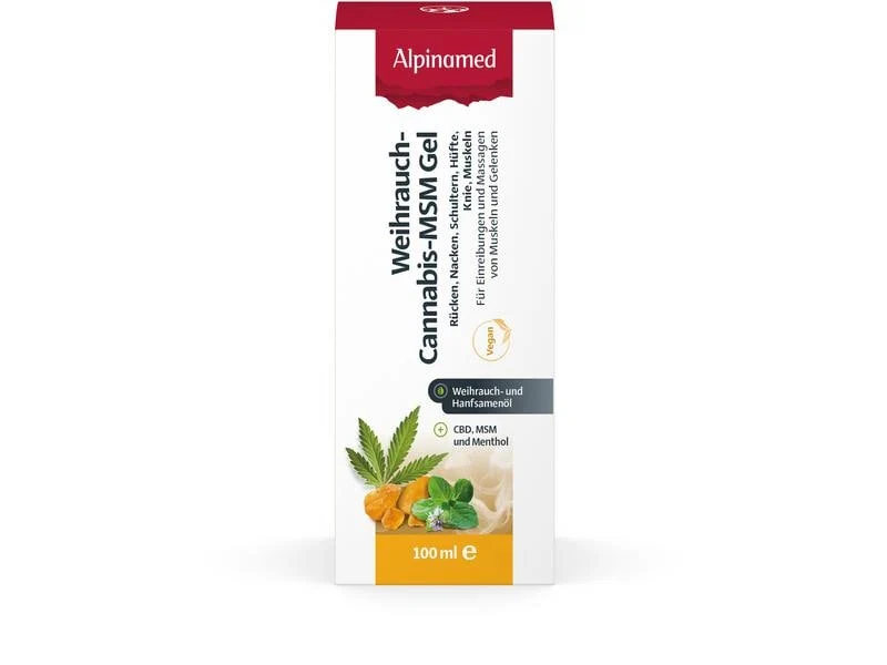 Alpinamed Weihrauch Cannabis MSM Gel, 100ml