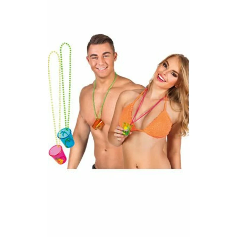 Halskette Hawaii Shotglas Pack 4 Stück