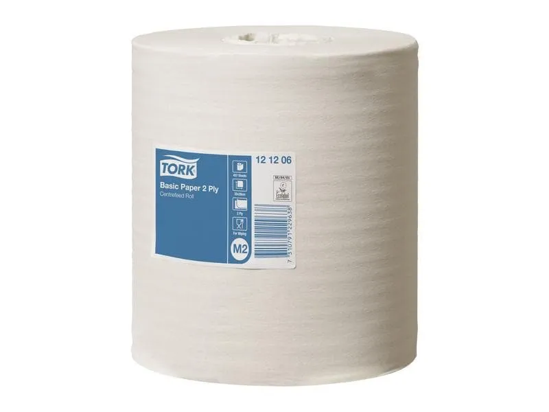 Tork Universal Basic Paper 320 Handtuchrollen, 6 Rollen à rund 1'500 Tücher, Format 21 x 35 cm