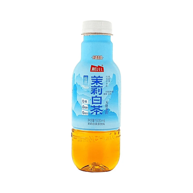 [Self-operated] China Nachuan Jasmine White Tea, Sugar-free, 500ml, 0 Sugar, 0 Fat, 0 Calories, Delicate Floral Fragrance, Refreshing and Refreshing.