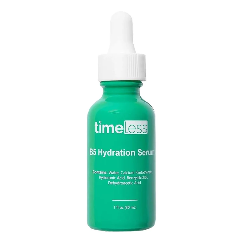 [Self-operated] Timeless Skin Care Vitamin B5 Hyaluronic Acid Serum 30ml (USA) - Firms sensitive skin, reduces acne, moisturizes, repairs, and soothes facial redness.