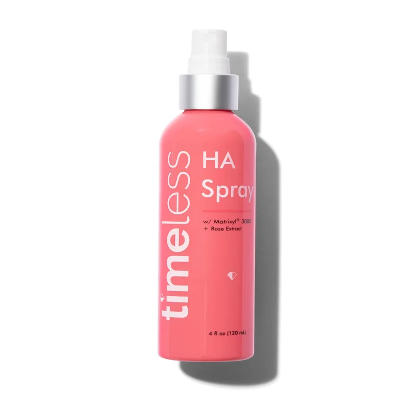 [Self-operated] Timeless HA Matrixyl 3000+ Rose Extract Moisturizing Mist 120ml (USA) - Hydrating, Moisturizing, Anti-aging, Soothing, Repairing, Multi-effect Setting Spray