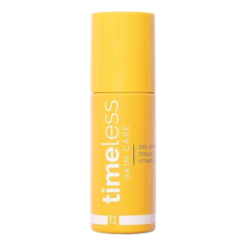 [Self-operated] Timeless Skin Care 20% L-Ascorbic Acid, Vitamin C, CEF, and Ferulic Acid Serum (50ml) - Antioxidant, Repairing, Brightening, Improves Dullness, Moisturizing
