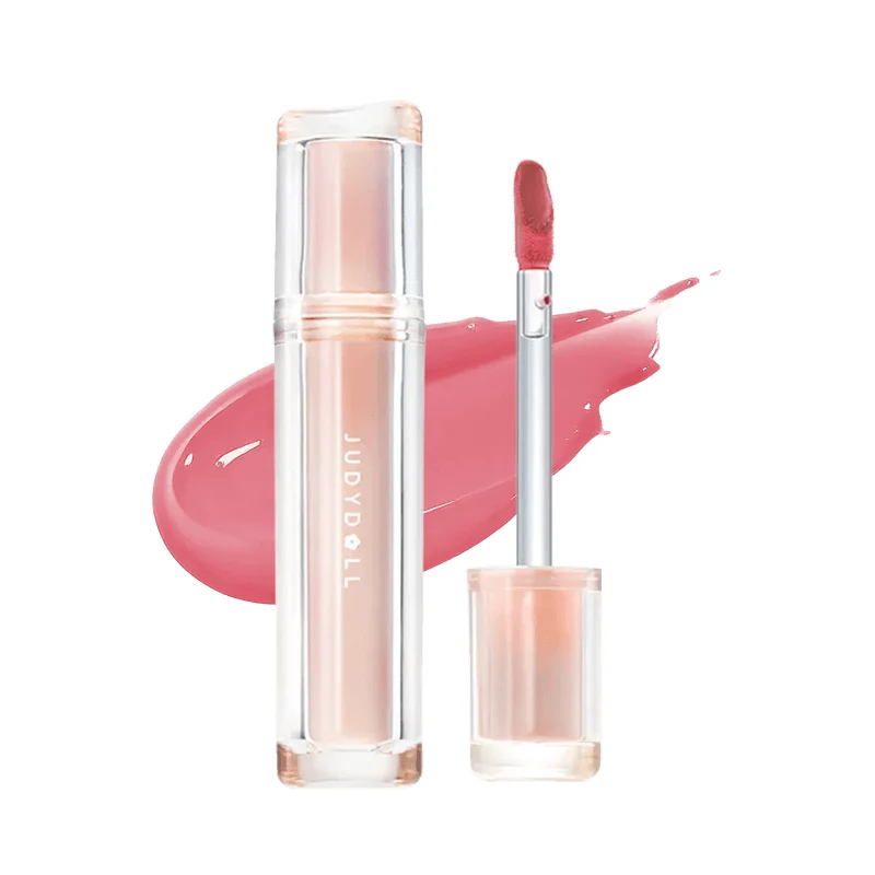 [Self-operated] JUDYDOLL Iced Tea Mirror Lip Gloss #N01 White Peach Light Milk Tea 2.4g Glossy, slightly tipsy tea jelly glass lip gloss, moisturizing, non-sticky, natural look, specially formulated lipstick, lip gloss, lip mud, lip balm