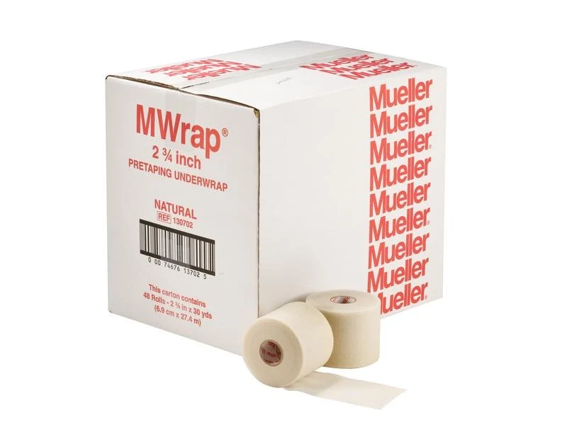 Mueller Polsterschaumbinde MWrap, nature, 6.4 cm x 27.5 m, 48 Stück