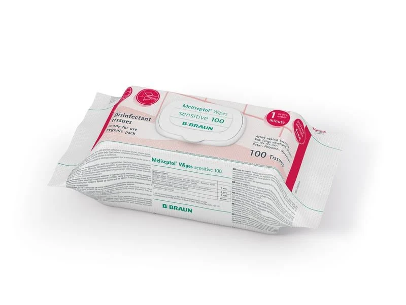 B. Braun Desinfektionstücher Meliseptol Wipes sensitive 100, 100 Tücher