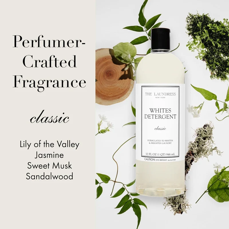 [Self-operated] THE LAUNDRESS Whites Detergent Classic Laundry Detergent 946ml (32 fl.oz) for whitening, brightening, and deep cleaning of white and light-colored clothes.