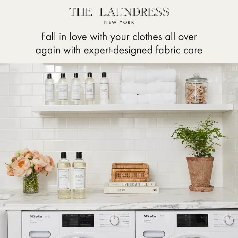 [Self-operated] THE LAUNDRESS Whites Detergent Classic Laundry Detergent 946ml (32 fl.oz) for whitening, brightening, and deep cleaning of white and light-colored clothes.