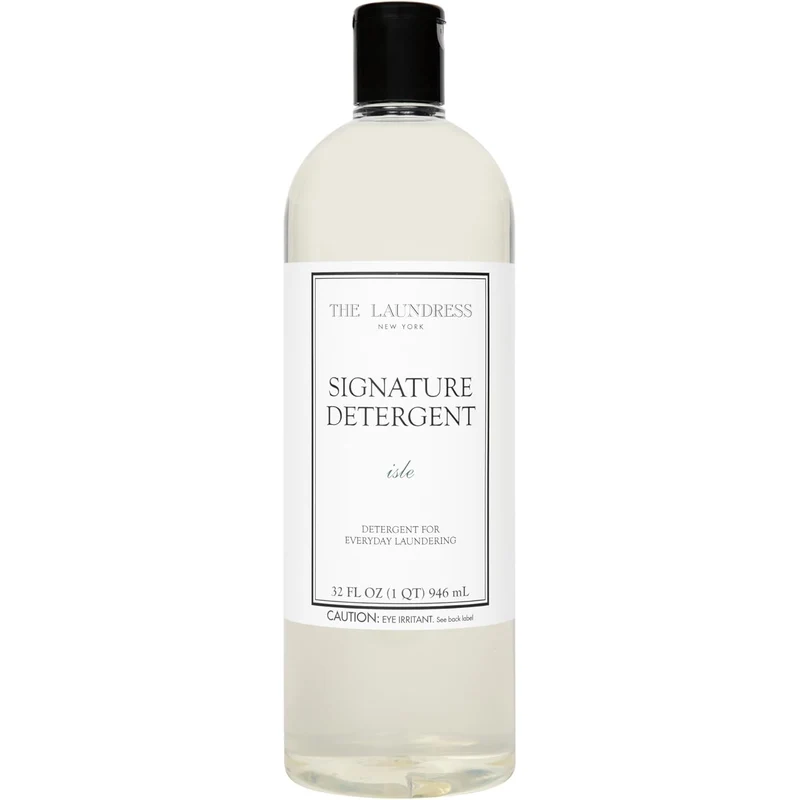 [Self-operated] THE LAUNDRESS Signature Isle Classic Laundry Detergent, Coastal Inspiration Scent, 946ml (32 fl.oz). Concentrated laundry detergent, powerful stain removal, color protection, fabric care, long-lasting island fragrance.