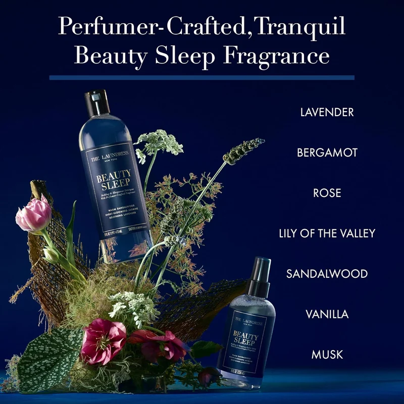 [Self-operated] THE LAUNDRESS Beauty Sleep Luxury Laundry Detergent 473ml (Lavender and Sandalwood Blend Scent), suitable for bedding and sleepwear, concentrated enzyme bio-formula stain remover.