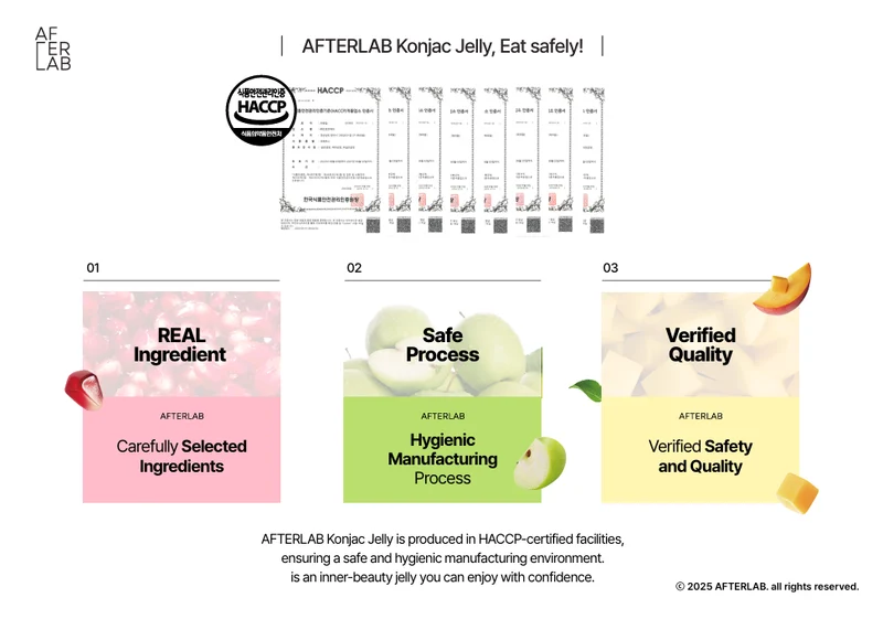 [Self-operated] AFTERLAB Pomegranate Flavored Collagen Konjac Jelly 150g (Korean) - Low-calorie, low-sugar "inside and out" collagen beauty jelly