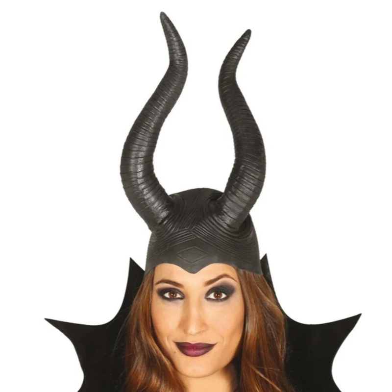 Maleficent Mütze aus Latex